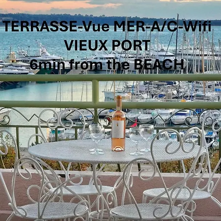 Апартаменты Superbe Duplex Idealement Situe Proche Plages Avec Grande Terrasse Vue Port !l A1b59 Канны