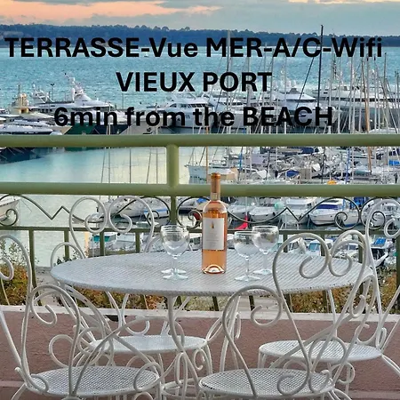 아파트 Superbe Duplex Terrasse Vue Mer, Felix Faure- Forville A1b059 칸느
